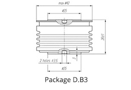 Rectifier diode dimensions