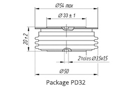 Rectifier diode dimensions
