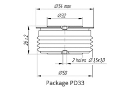 Rectifier diode dimensions