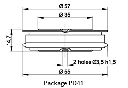 Rectifier diode dimensions