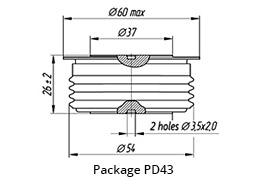 Rectifier diode dimensions
