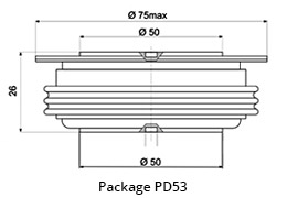 Rectifier diode dimensions