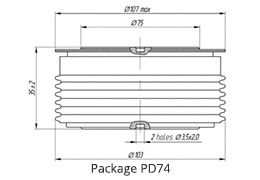 Rectifier diode dimensions