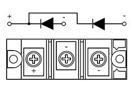 다이오드 모듈의 회로도