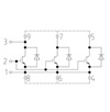 IGBT 모듈 FZ1200R33HE3의 토폴로지