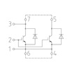 IGBT 모듈 FZ1000R33HE3의 토폴로지