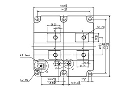 GBT 모듈 DD1200S17H4_B2 패키지