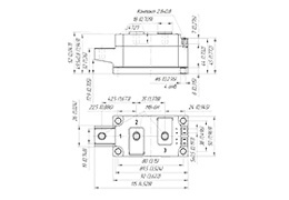 사이리스터 다이오드 모듈 MD/T3-160-36-C1