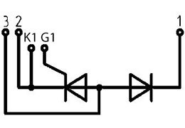 사이리스터 다이오드 모듈 MT/D5-500-36-D