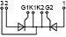 Connection diagram of thyristor module MT4-400