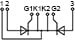 Connection diagram of thyristor module MT4-115