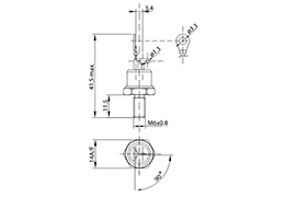 Thyristor SCR T32-20-08
