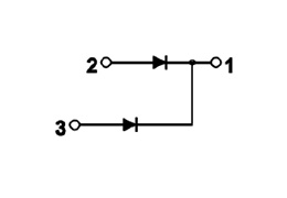 단일 다이오드 모듈의 회로도 LC8136240A